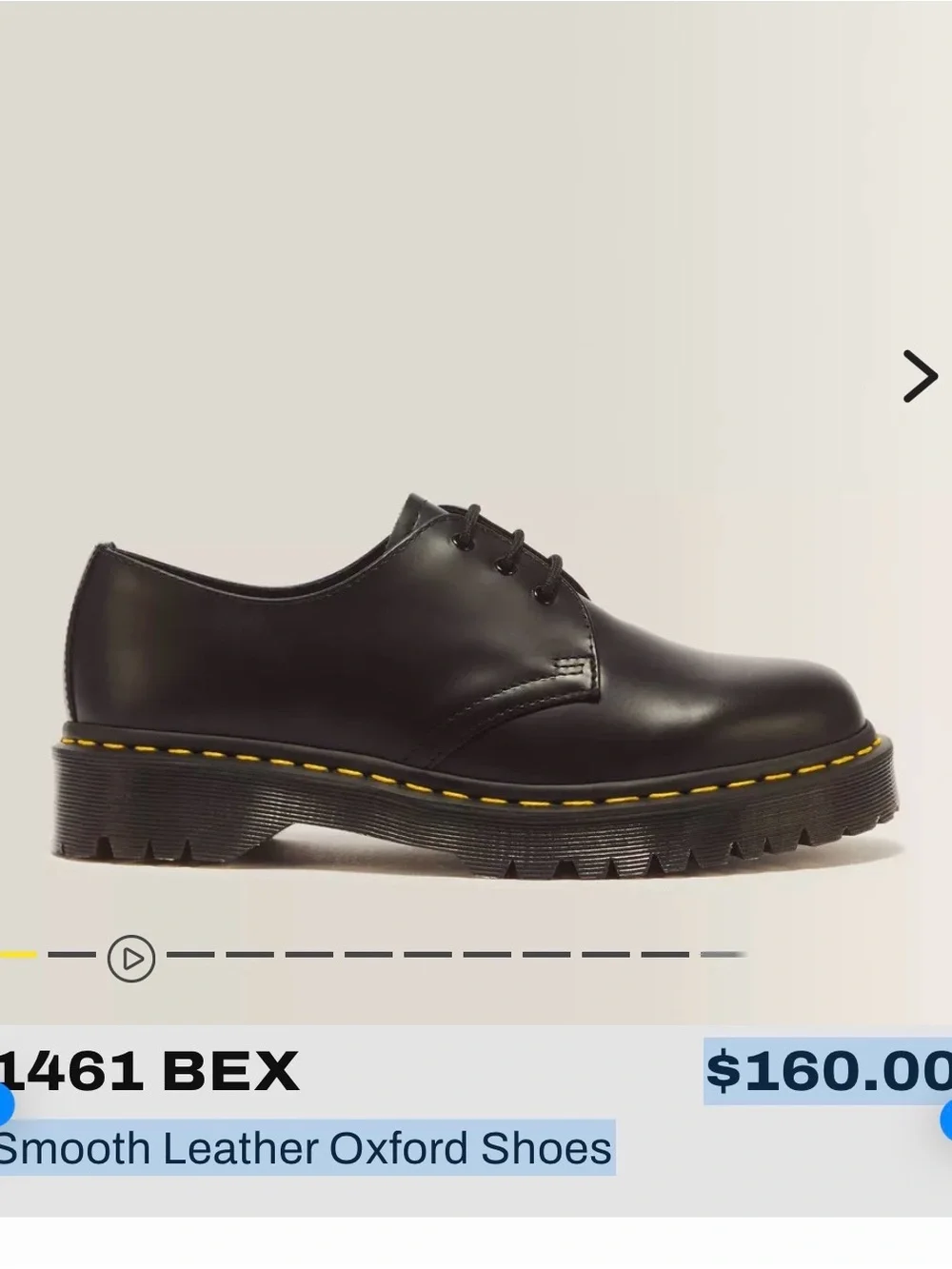 Dr Martens 1461 BEX Smooth Leather Oxford Shoes